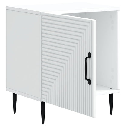 Bedside Cabinet 2 pcs White 43 x 34.5 x 50 cm Engineered Wood