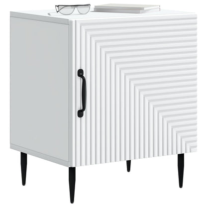 Bedside Cabinet 2 pcs White 43 x 34.5 x 50 cm Engineered Wood