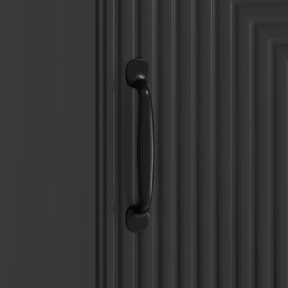 Bedside Cabinet 2 pcs Black 43 x 34.5 x 50 cm Engineered Wood