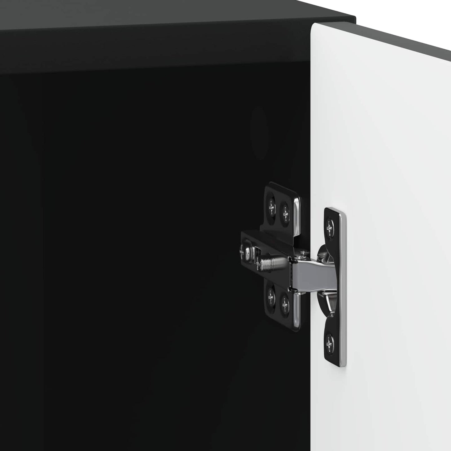 Bedside Cabinet 2 pcs Black 43 x 34.5 x 50 cm Engineered Wood