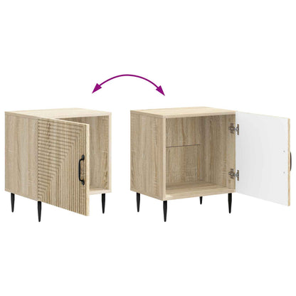 Bedside Cabinet Sonoma Oak 43 x 34.5 x 50 cm Engineered Wood