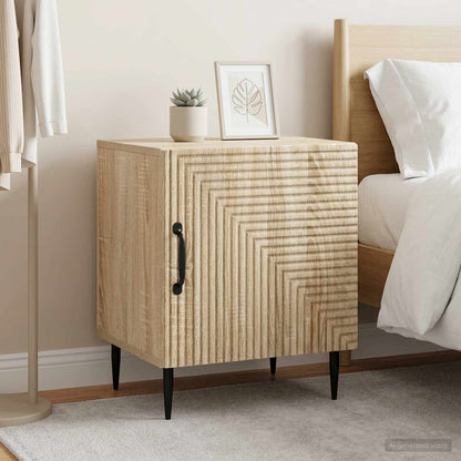 Bedside Cabinet 2 pcs Sonoma Oak 43 x 34.5 x 50 cm