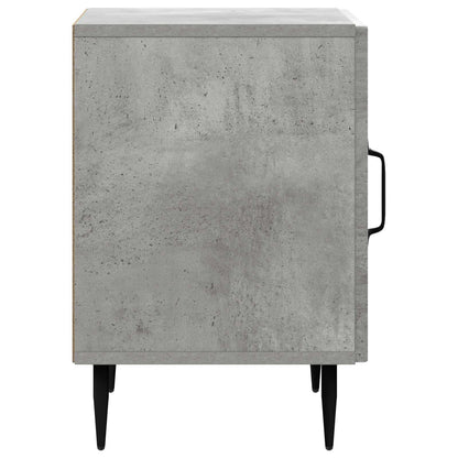 Bedside Cabinet Concrete Grey 43 x 34.5 x 50 cm Engineered Wood