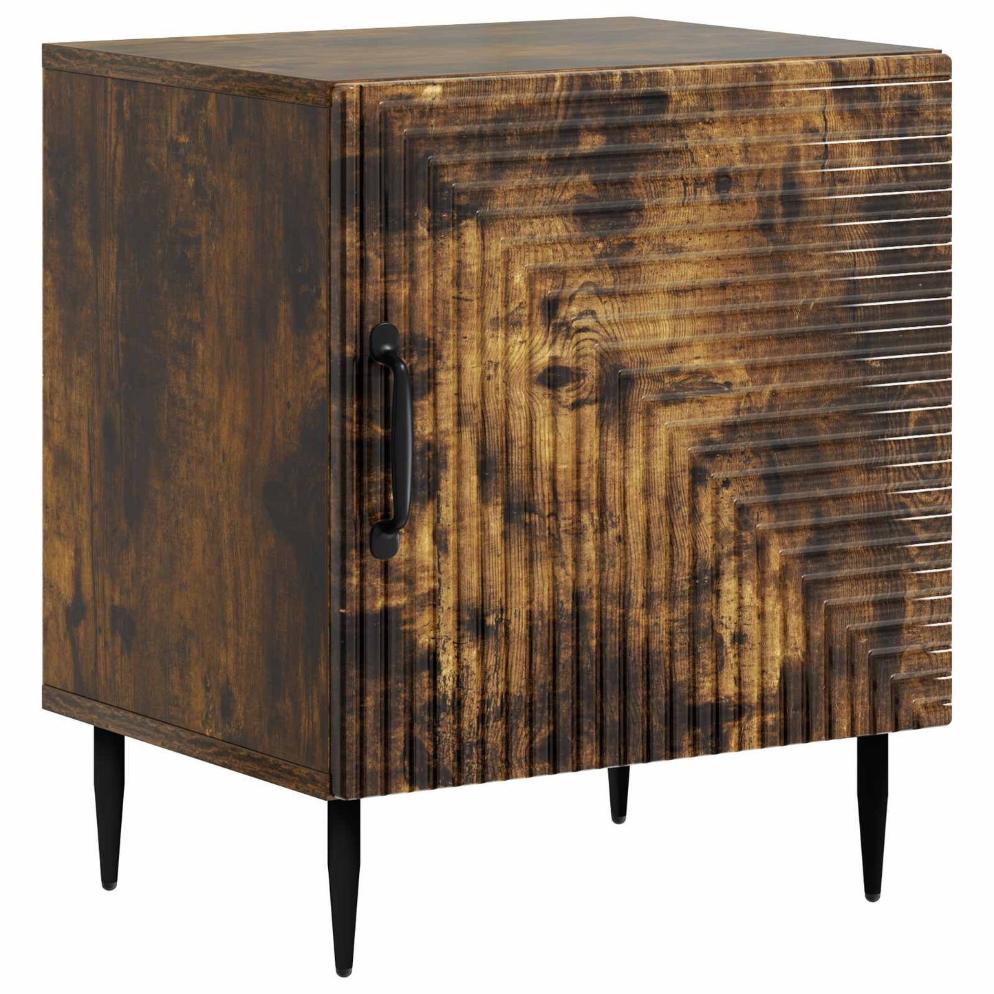 Bedside Cabinet 2 pcs Smoked Oak 43 x 34.5 x 50 cm