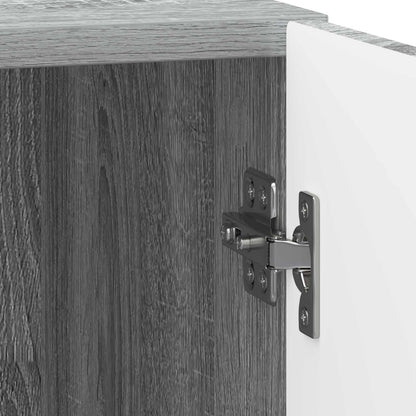 Bedside Cabinet 2 pcs Grey Sonoma 43 x 34.5 x 50 cm