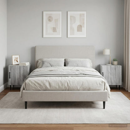 Bedside Cabinet 2 pcs Grey Sonoma 43 x 34.5 x 50 cm