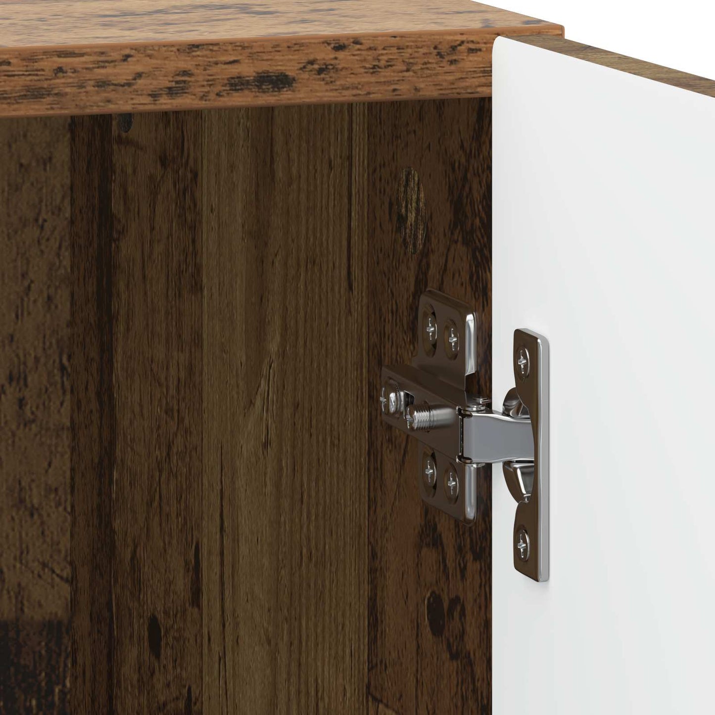 Bedside Cabinet Old Wood 43 x 34.5 x 50 cm Engineered Wood