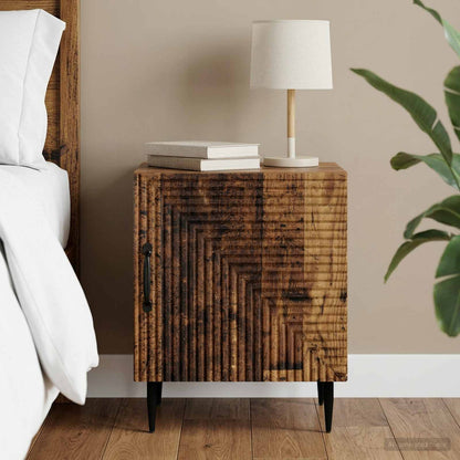 Bedside Cabinet Old Wood 43 x 34.5 x 50 cm Engineered Wood