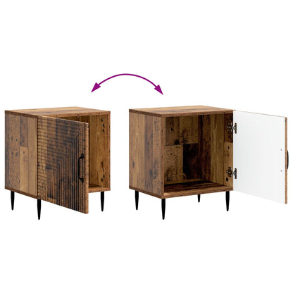 Bedside Cabinet Old Wood 43 x 34.5 x 50 cm Engineered Wood