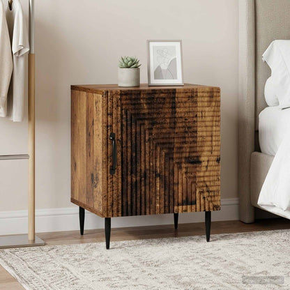 Bedside Cabinet 2 pcs Old Wood 43 x 34.5 x 50 cm