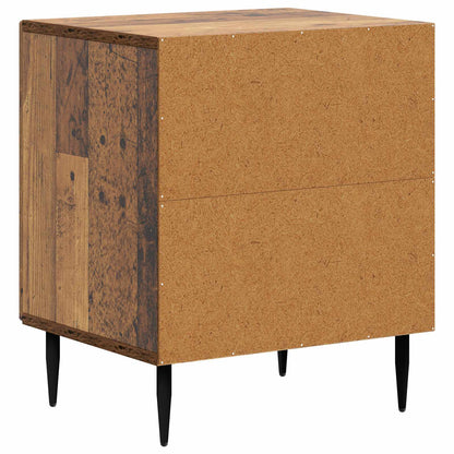 Bedside Cabinet 2 pcs Old Wood 43 x 34.5 x 50 cm