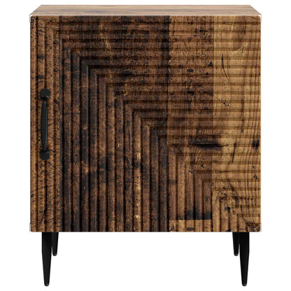 Bedside Cabinet 2 pcs Old Wood 43 x 34.5 x 50 cm