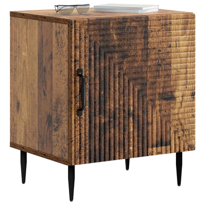 Bedside Cabinet 2 pcs Old Wood 43 x 34.5 x 50 cm