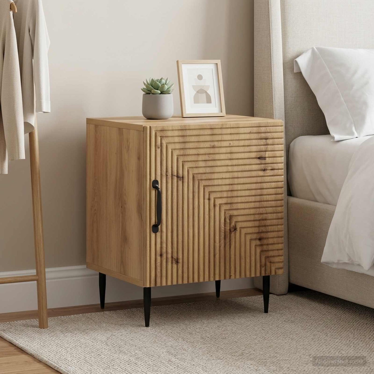 Bedside Cabinet 2 pcs Artisan Oak 43 x 34.5 x 50 cm