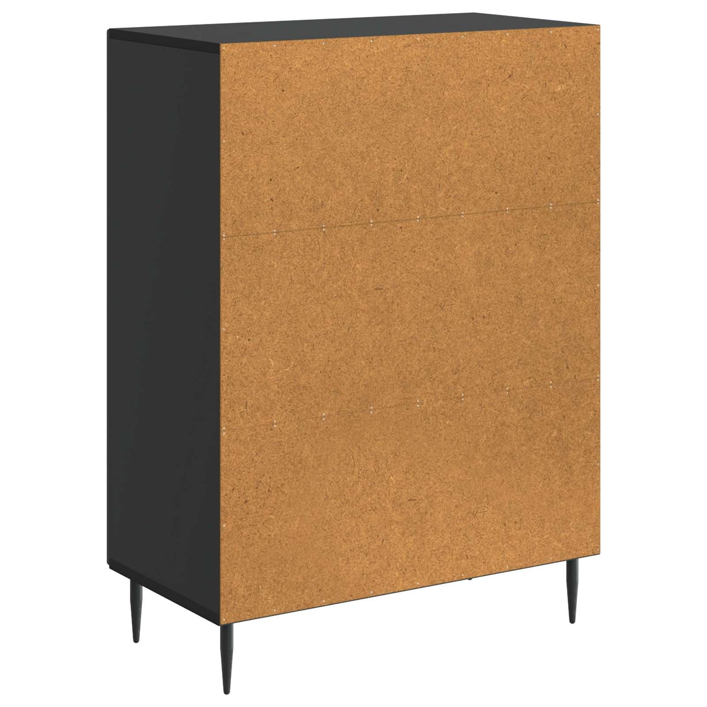 Sideboard Black 66 x 34.5 x 89.5 cm Engineered Wood