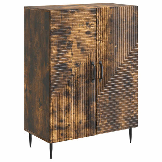 Sideboard Smoked Oak 66 x 34.5 x 89.5 cm Engineered Wood