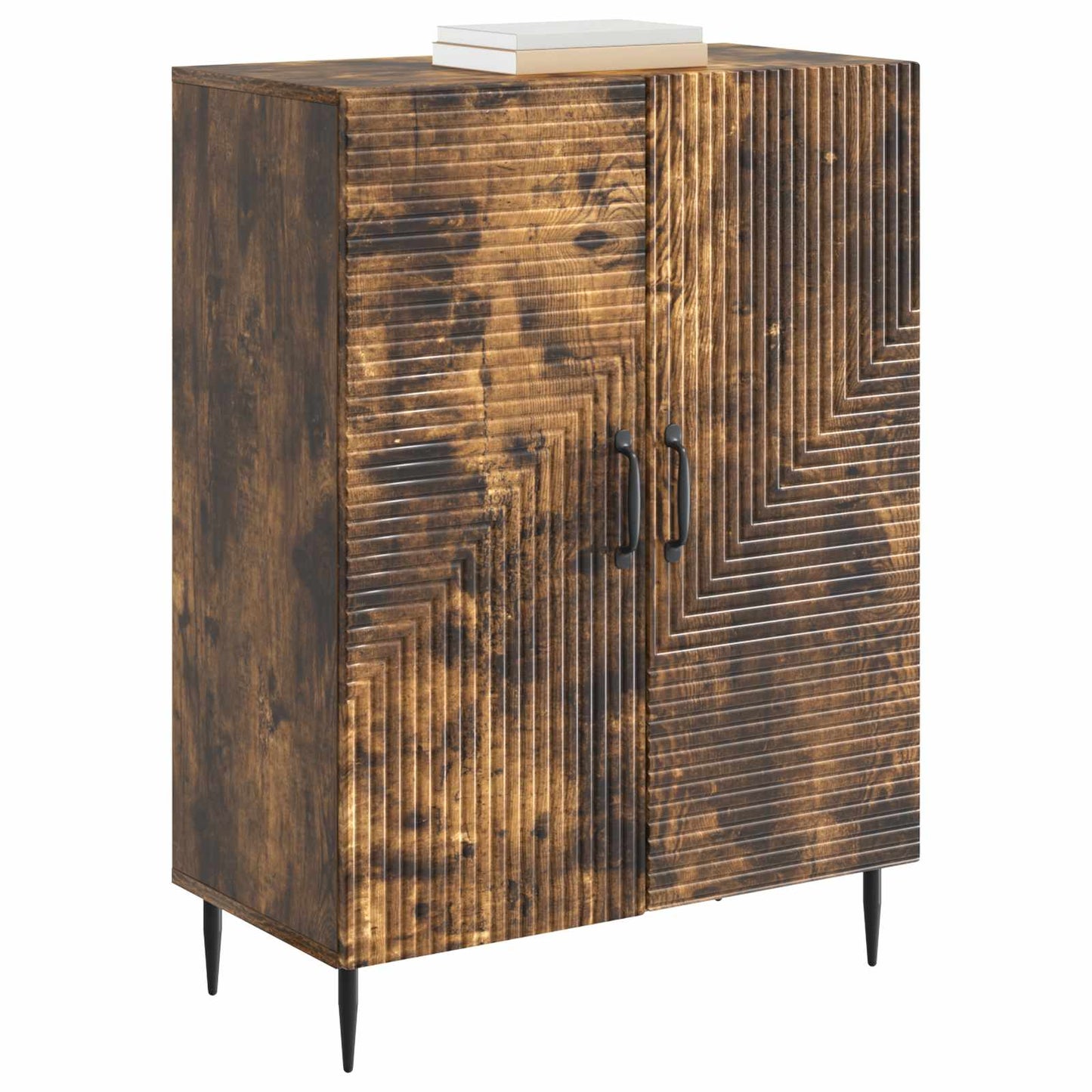 Sideboard Smoked Oak 66 x 34.5 x 89.5 cm Engineered Wood