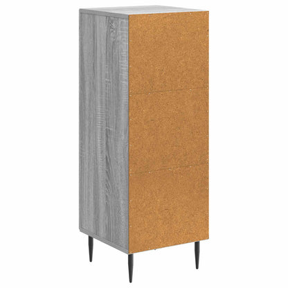 Sideboard Grey Sonoma 33 x 34.5 x 89.5 cm Engineered Wood