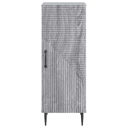 Sideboard Grey Sonoma 33 x 34.5 x 89.5 cm Engineered Wood