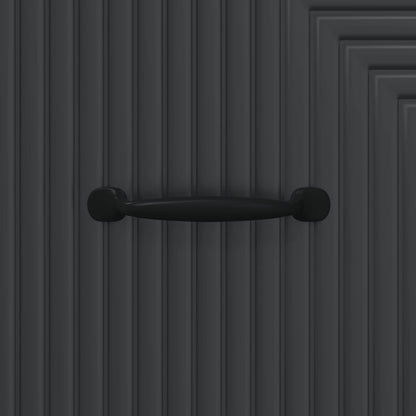 Drawer Cabinet Black 66 x 34.5 x 89.5 cm Engineered Wood