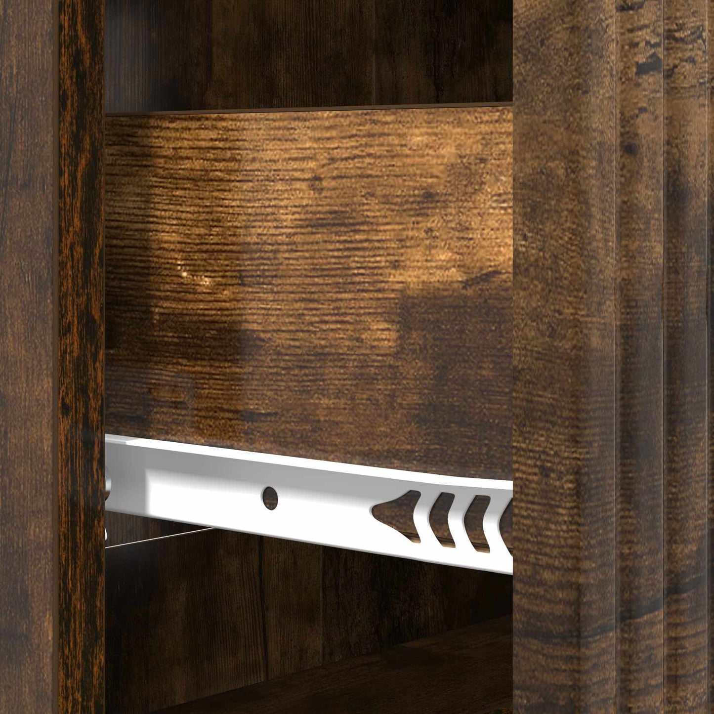Drawer Cabinet Smoked Oak 66 x 34.5 x 89.5 cm Engineered Wood