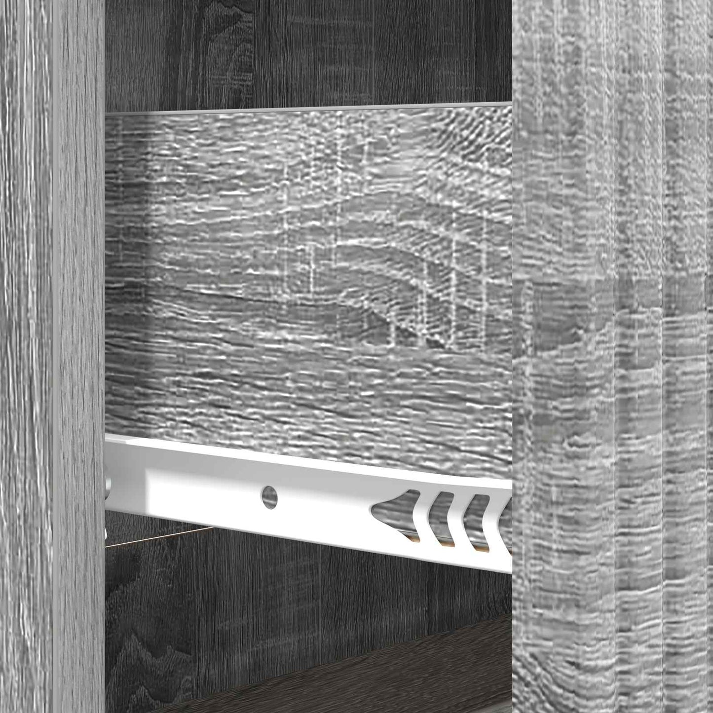 Drawer Cabinet Grey Sonoma 66 x 34.5 x 89.5 cm Engineered Wood