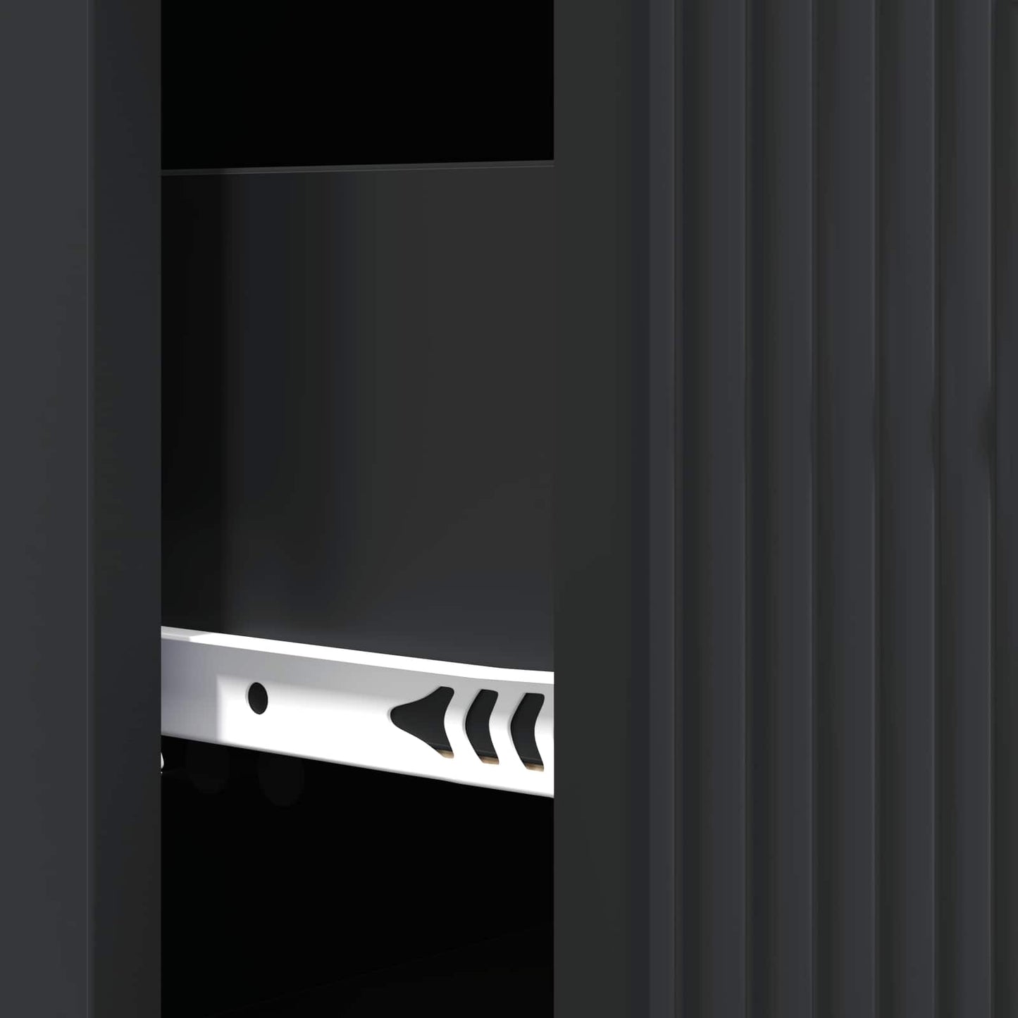 Drawer Cabinet Black 33 x 34.5 x 89.5 cm Engineered Wood