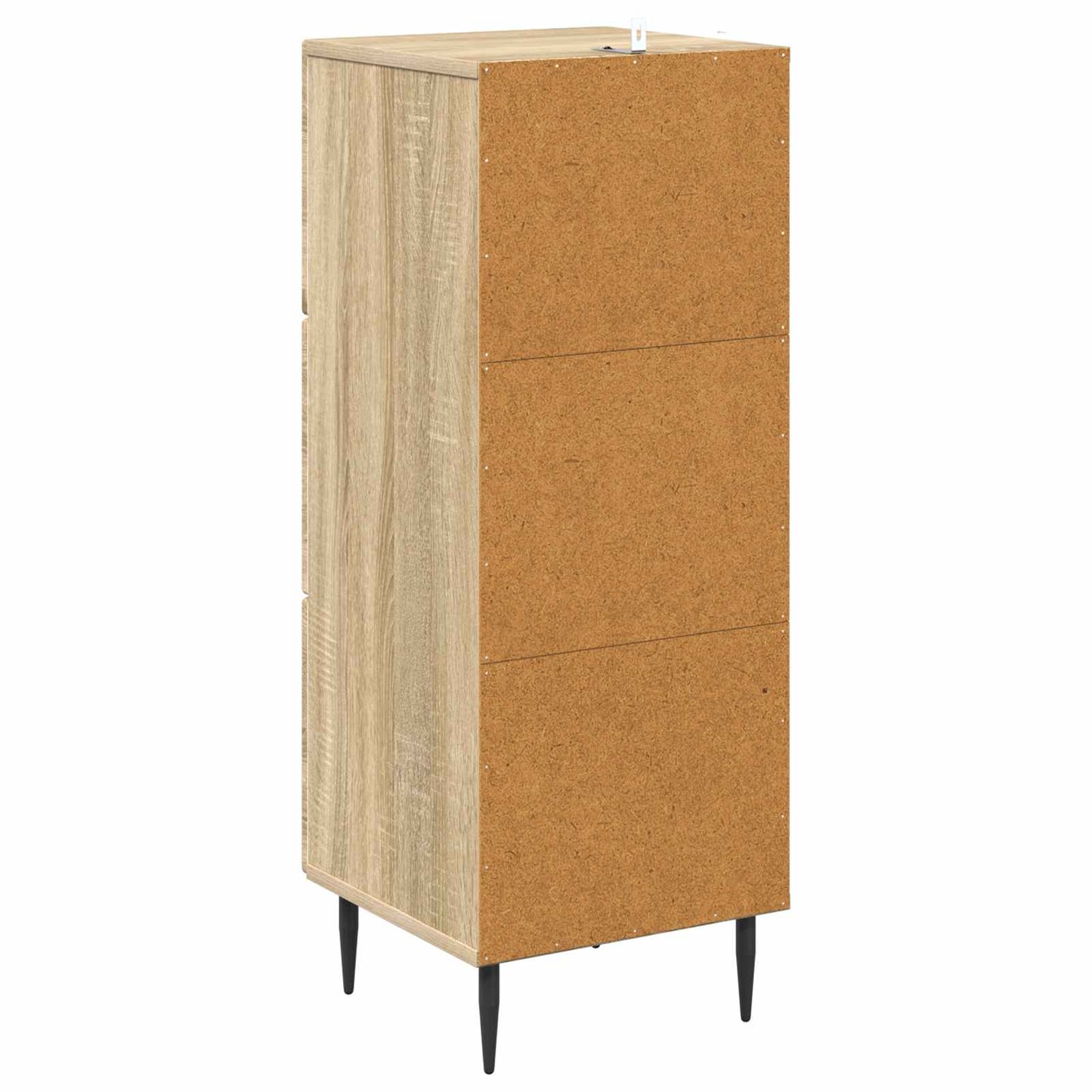 Drawer Cabinet Sonoma Oak 33 x 34.5 x 89.5 cm Engineered Wood