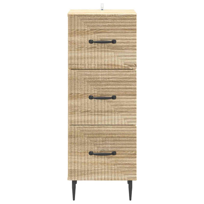 Drawer Cabinet Sonoma Oak 33 x 34.5 x 89.5 cm Engineered Wood