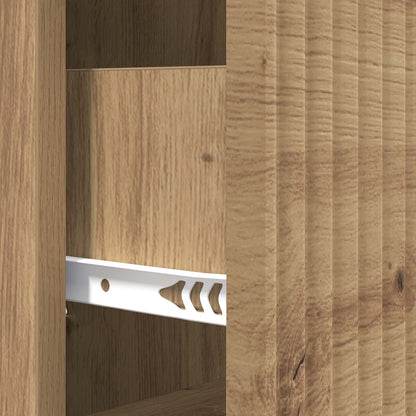 Drawer Cabinet Artisan Oak 33 x 34.5 x 89.5 cm Engineered Wood