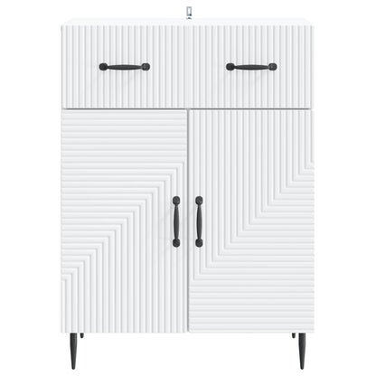 Sideboard White 66 x 34.5 x 89.5 cm Engineered Wood