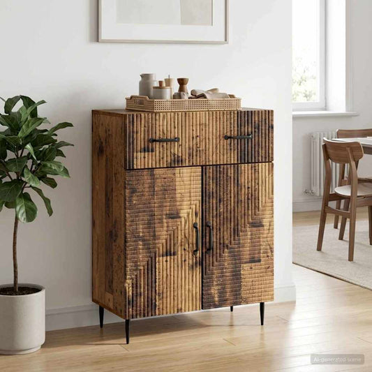 Sideboard Old Wood 66 x 34.5 x 89.5 cm Engineered Wood
