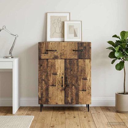 Sideboard Old Wood 66 x 34.5 x 89.5 cm Engineered Wood
