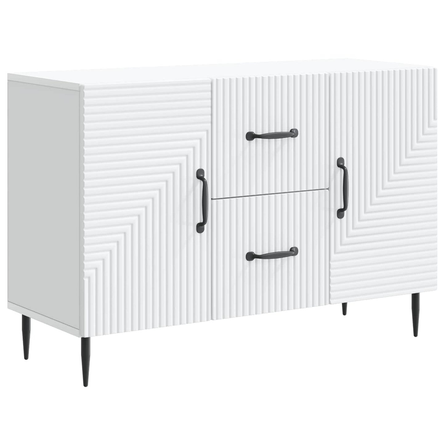 Sideboard White 89 x 34.5 x 60 cm Engineered Wood