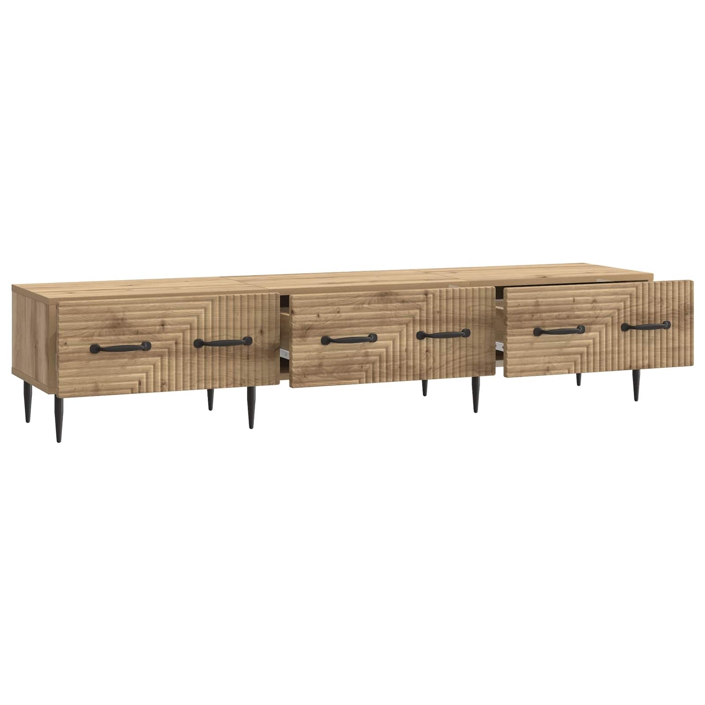 TV Cabinet 147 x 34.5 x 30 cm Artisan Oak Engineered Wood