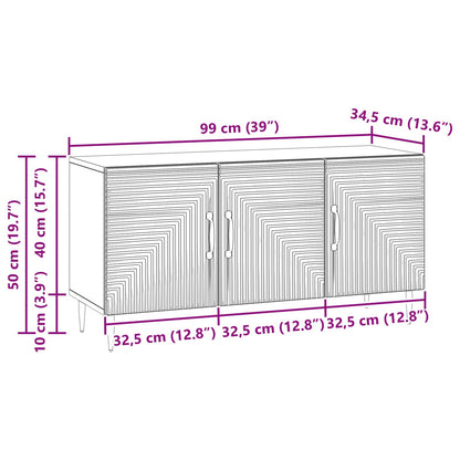 TV Cabinet Sonoma Oak 99 x 34.5 x 50 cm Engineered Wood