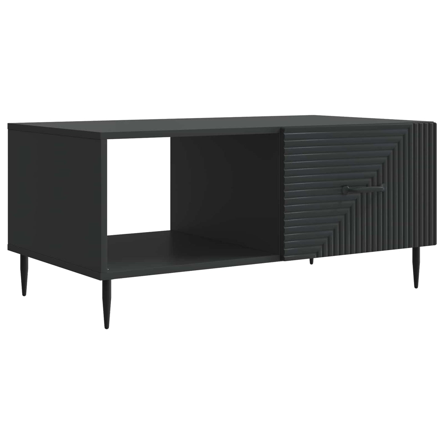 Coffee Table Black 90 x 50 x 40 cm Engineered Wood
