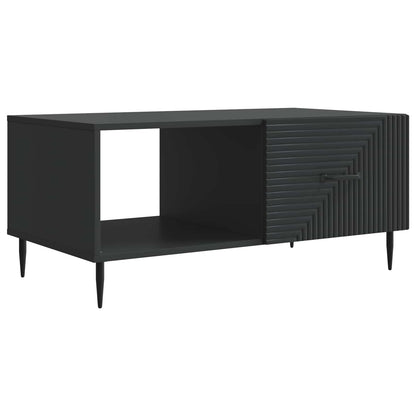 Coffee Table Black 90 x 50 x 40 cm Engineered Wood