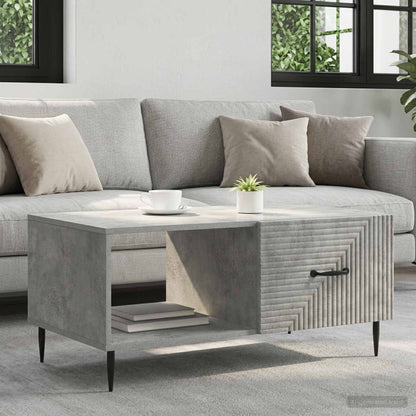 Coffee Table Concrete Grey 90 x 50 x 40 cm Engineered Wood