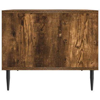 Coffee Table Smoked Oak 90 x 50 x 40 cm Engineered Wood