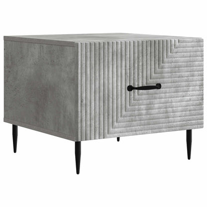 Coffee Table Concrete Grey 49 x 50 x 40 cm Engineered Wood