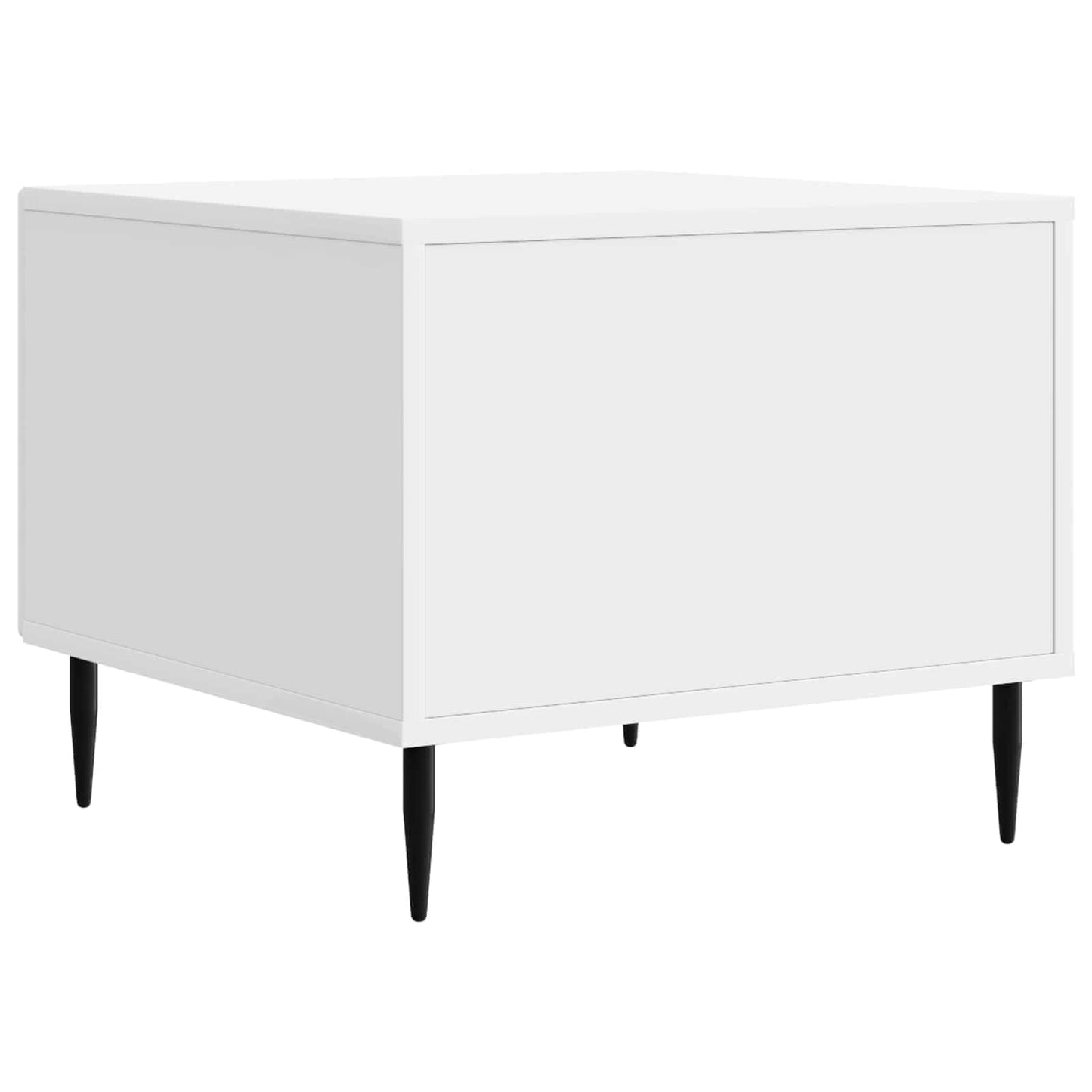 Coffee Table High Gloss White 49 x 50 x 40 cm Engineered Wood