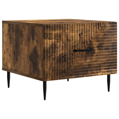 Coffee Table Smoked Oak 49 x 50 x 40 cm Engineered Wood