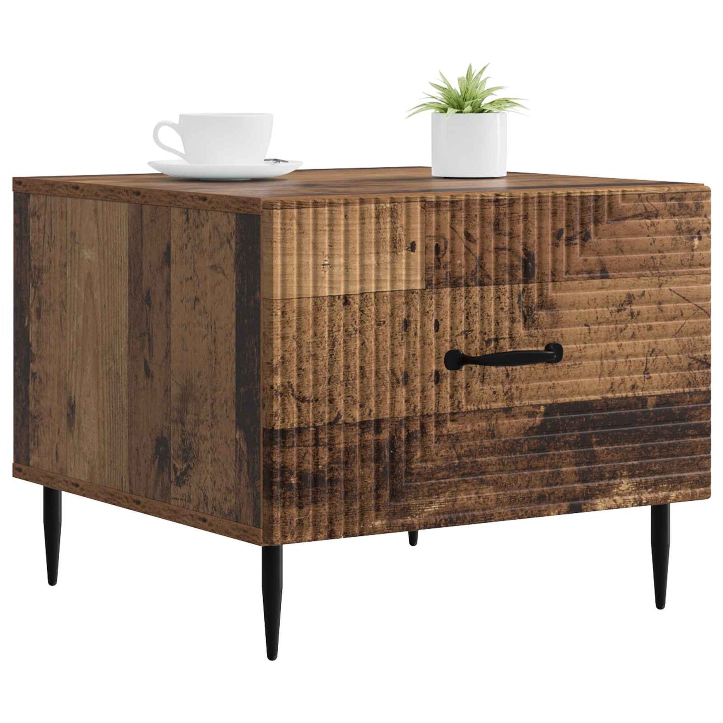 Coffee Table Old Wood 49 x 50 x 40 cm Engineered Wood
