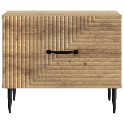 Coffee Table Artisan Oak 49 x 50 x 40 cm Engineered Wood