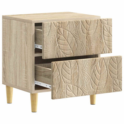 Bedside Table 2 pcs Sonoma Oak 43 x 34.5 x 48 cm