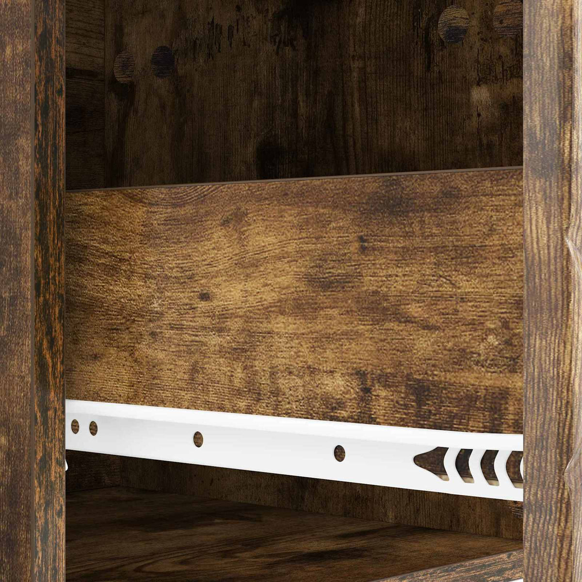 Bedside Table 2 pcs Smoked Oak 43 x 34.5 x 48 cm