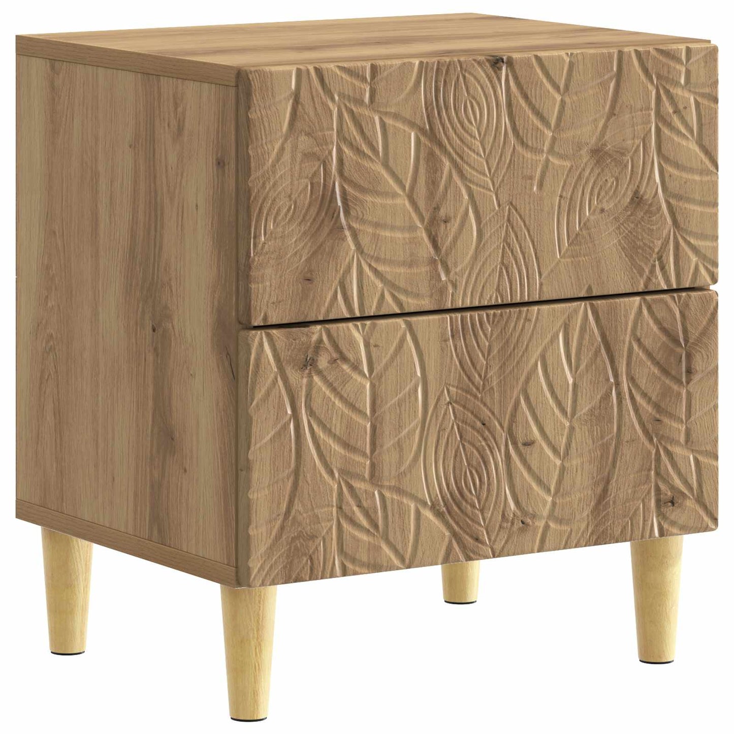 Bedside Table Artisan Oak 43 x 34.5 x 48 cm Engineered Wood