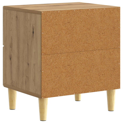 Bedside Table 2 pcs Artisan Oak 43 x 34.5 x 48 cm