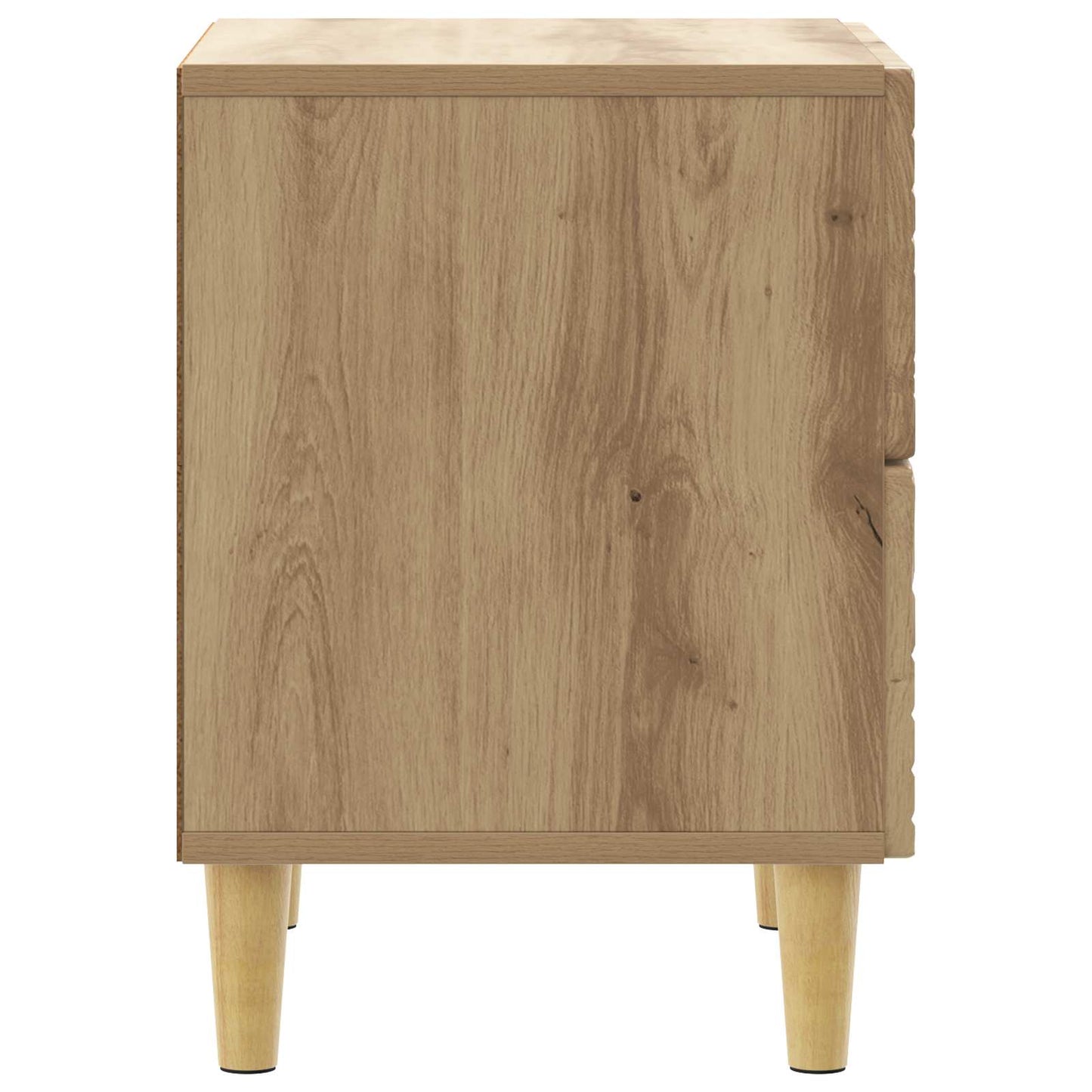 Bedside Table 2 pcs Artisan Oak 43 x 34.5 x 48 cm